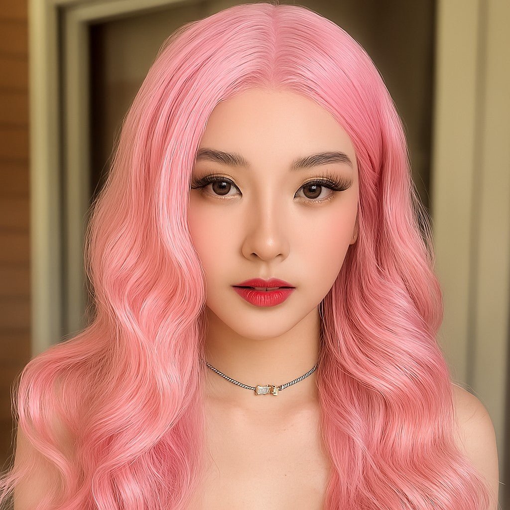 perruque femme hairmuse couleur rose