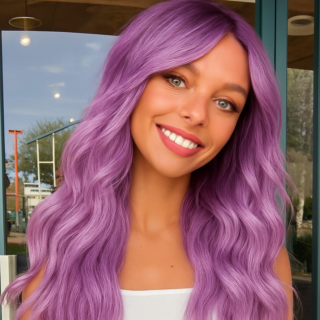 perruque emme hairmuse couleur lilas