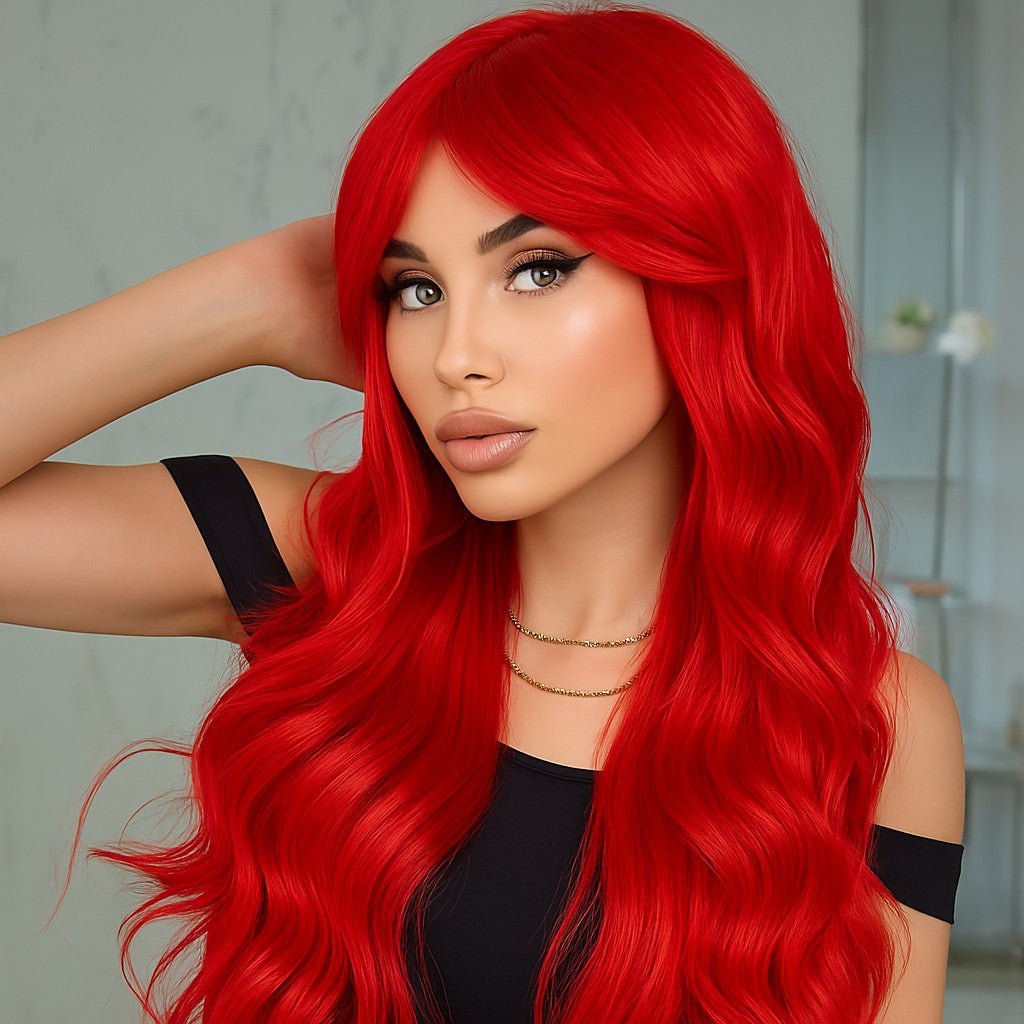 perruque femme hairmuse couleur paprika
