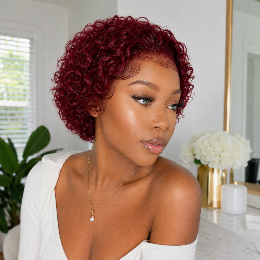 perruque naturelle laurelys bordeaux